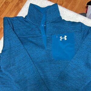 Under Armour Teal Quarter-Zip Top